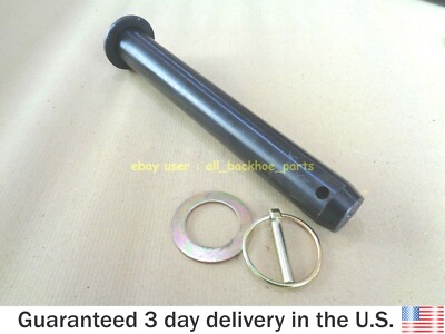JCB BACKHOE - REAR BUCKET PIN WITH LYNCH PIN & WASHER (PART NO. 911/ ...