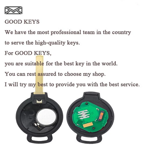 Keyless Entry Remote key Fob for Mercedes-Benz Smart Fortwo Forfour 2005-2015 4B - Imagem 4 de 4