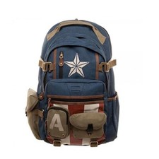 Marvel Comic Steve Rogers The Avengers Backpack Laptop Rucksack Captain America