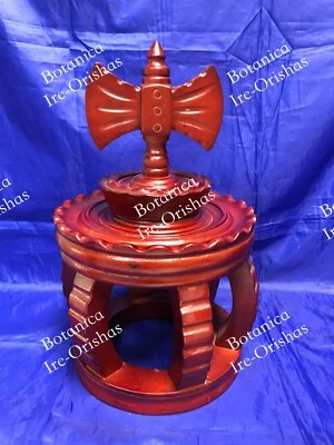 Corona Crown PARA Shango Chango de madera RELIGION YORUBA ifa santeria