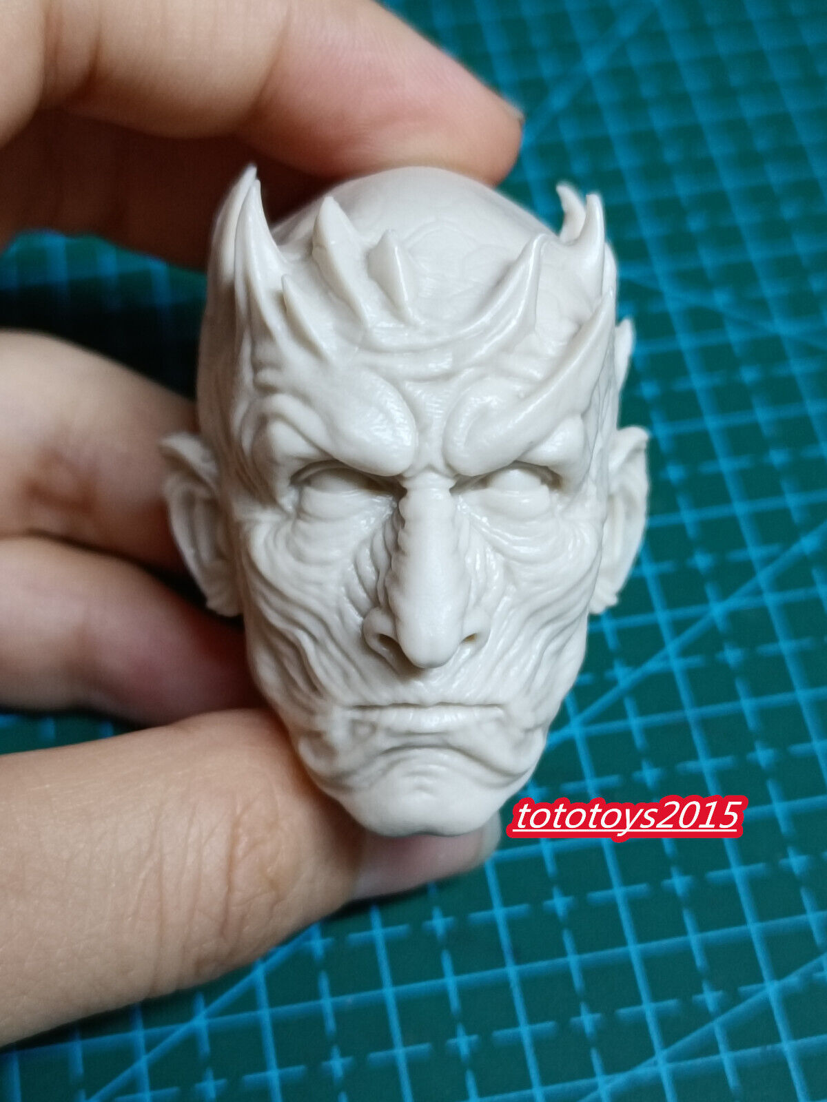 1:6 1:12 1:18 Night's King Man Head Sculpt For 12" Male Action Figure Body Toy