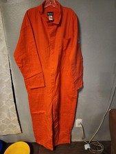 Mens Bulwark FR Work Coveralls FR Orange 54-Reg