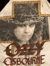 RARE & VINTAGE OZZY OSBOURNE T-Shirt - 1988 "No Rest for Wicked" Tour - Large