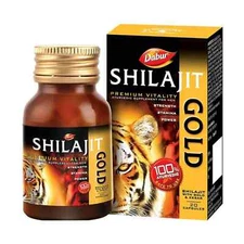 Silajit Gold 20 Capsules for Increases Strength, Power & Stamina.