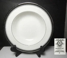 Noritake ARDMORE PLATINUM 9" Rimmed Soup Bowl(s) MINT !!
