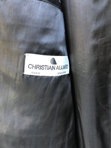 Mens Christian Aujard Italian Cashmere Blend Overcoat Trench Coat Jacket Sz 44 - Picture 11 of 11