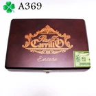 Perez Carrillo Encore Majestic Empty Wood Cigar Box 9.75" x 6.5" x 2" A369