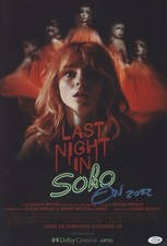 Edgar Wright Last Night in Soho Autographed Signed 12x18 Photo ACOA