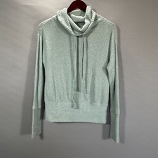 Anthropologie Saturday Sunday Sweater Womens XS Green Turtleneck Pullover NEW
