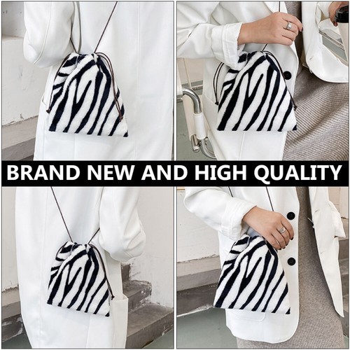 1Pc Zebra Shoulder Bag Women Crossbody Bag Fashion Handbag Storage Pouch - Picture 6 of 12