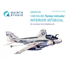 Quinta Studio KA-6D Tanker Intruder Indoor 3D Decal for HOBBYBOSS QD48183-1/48