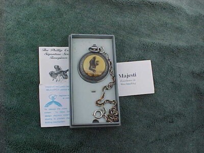 PHILLIP CROWE MAJESTI Signature Series Pocket Watch Eagle