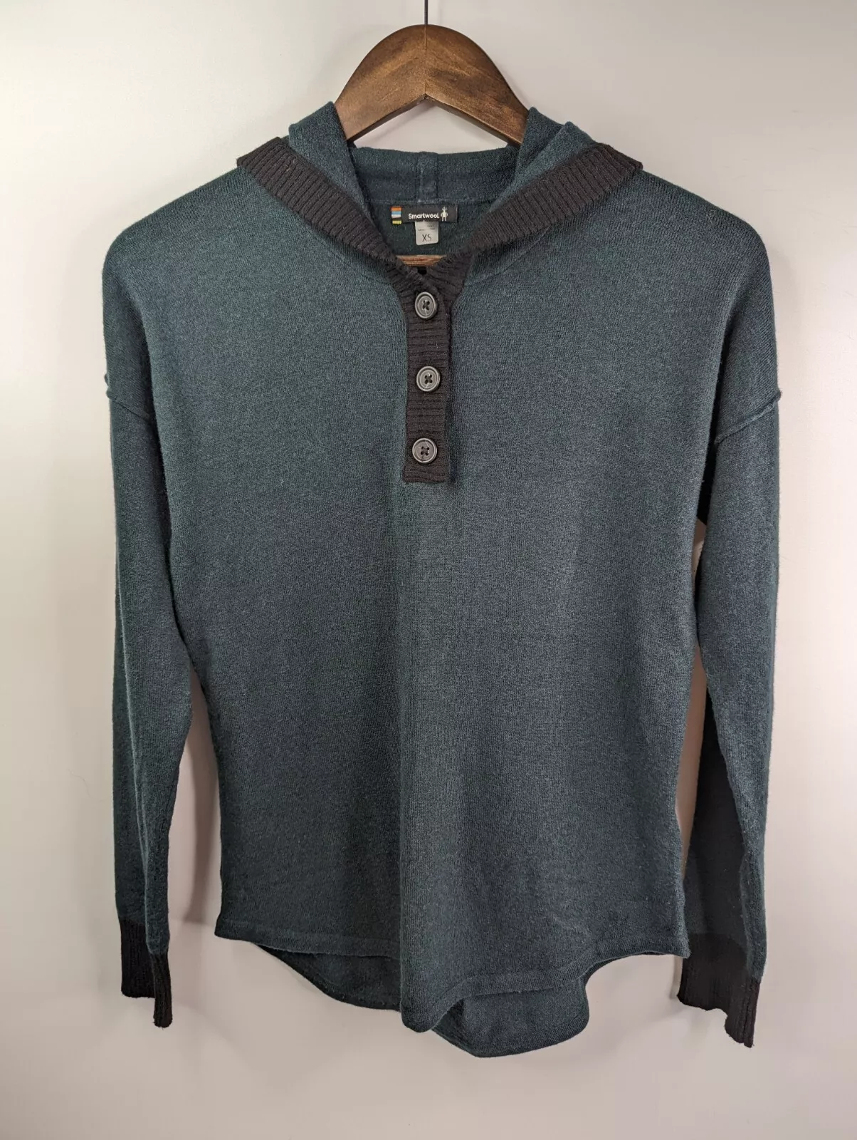 smartwool shadow pine everglade heather hoodie