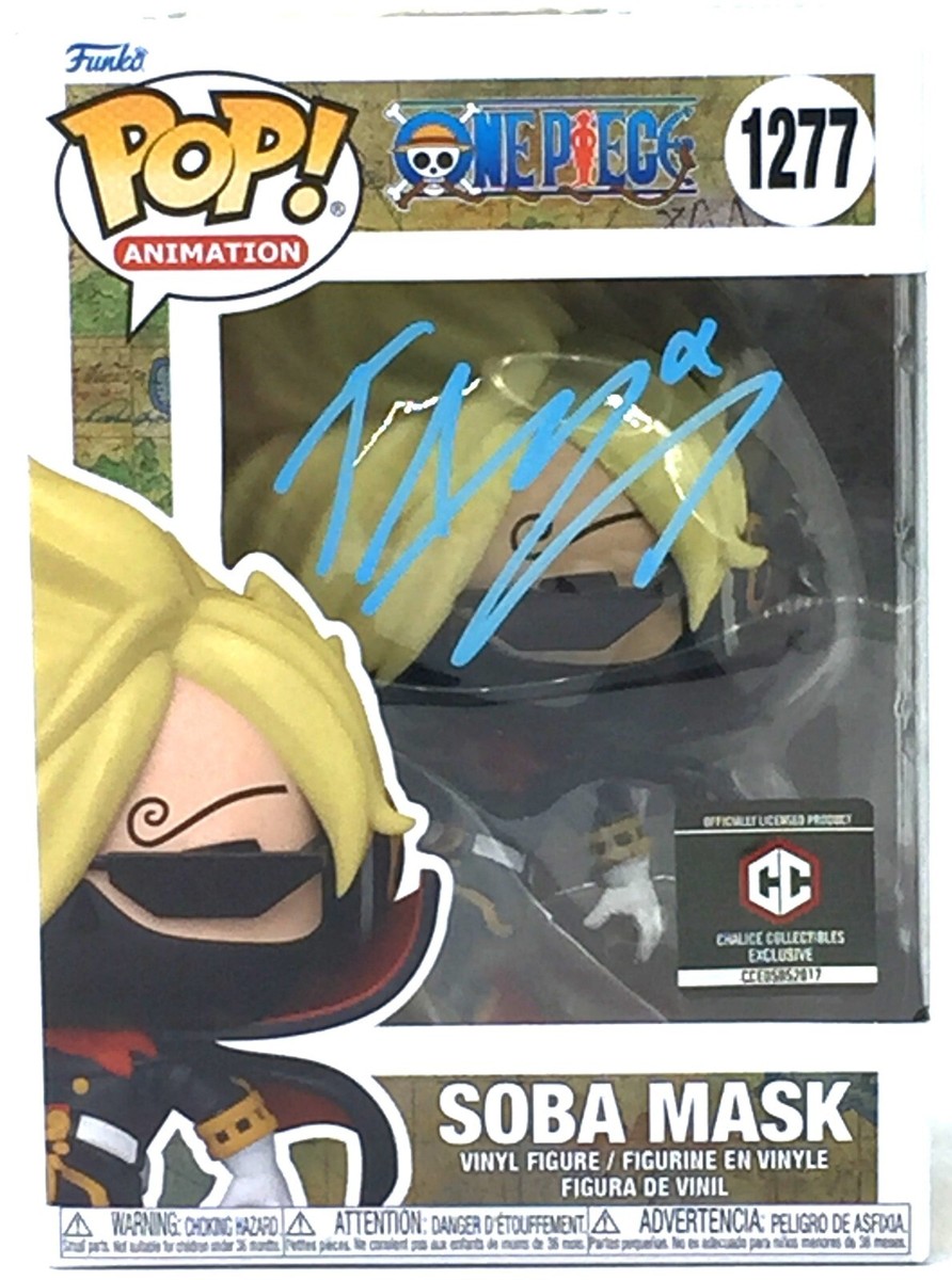Funko Pop! One Piece Chalice Soba Mask #1277 Signed by Taz Skylar