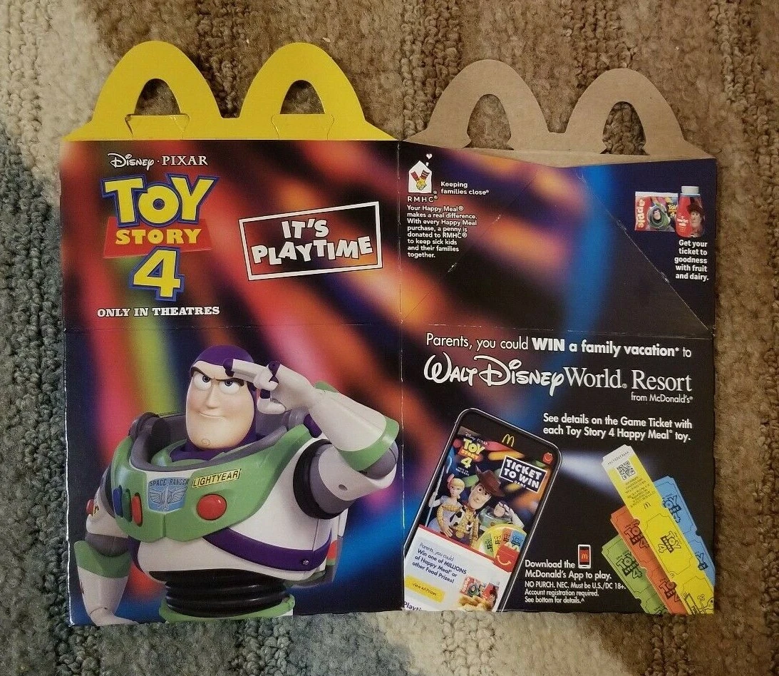 Toy story discount happy meal 2019