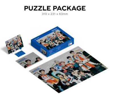 NCT 127 PUNCH SM OFFICIAL GOODS PUZZLE PACKAGE + POSTER + LUCKY