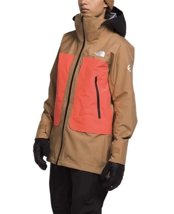 Nueva chaqueta para mujer The North Face Verbier GTX NF0A82WV naranja/mantequilla de almendras XS Foto 2 de 4