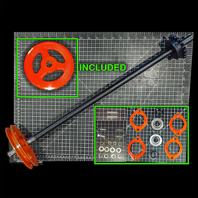 CASE INGERSOLL C46463 48'' Snowcaster CUSTOM Rebuild KIT 19 Tooth Sprocket Jacksh