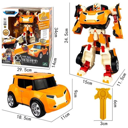 Modellino Tobot Fighter Evolution X Y R bambini ragazzi giocattolo auto camion veicolo robot regalo - Foto 7 di 24