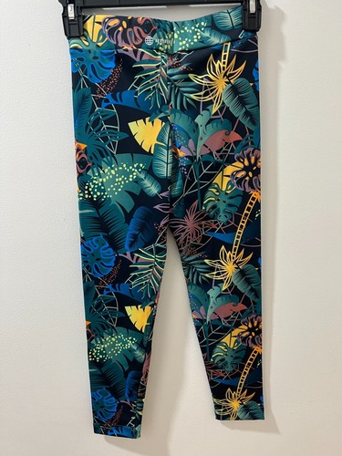 adidas AEROREADY X Disney Lion King Tights Girl's Size S Multi-Color NWT #HA6579 - Picture 2 of 6