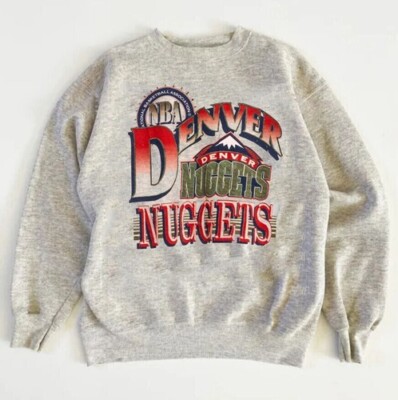 1993 NBA Denver Nuggets Sweatshirt ash Unisex basketball AN48952