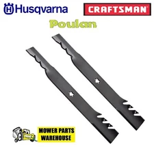2 GATOR MULCHING BLADES FOR CRAFTSMAN HUSQVARNA 46" MOWER 405380 532405380 