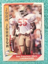 1991 PACIFIC JOHN JOHNSON #646 SAN FRANCISCO 49ERS