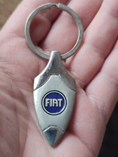   FIAT - Made of white metal - Keychain from 1990th  
