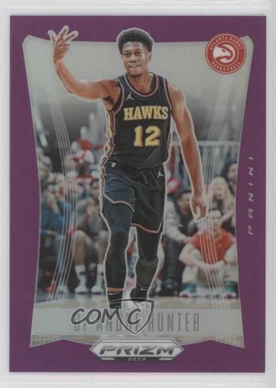 2023-24 Panini Prizm Deca Purple Prizm 24/99 De'Andre Hunter #127 s3g