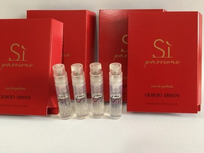 Giorgio Armani Si Passione Eau de Parfum Women Travel Sample spray .04oz NEW  7X
