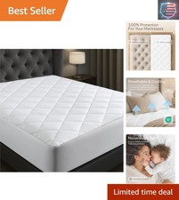 Niagara Cotton Mattress Pad Full 54x75 - Non Noisy Cooling Breathable Ultra P..,