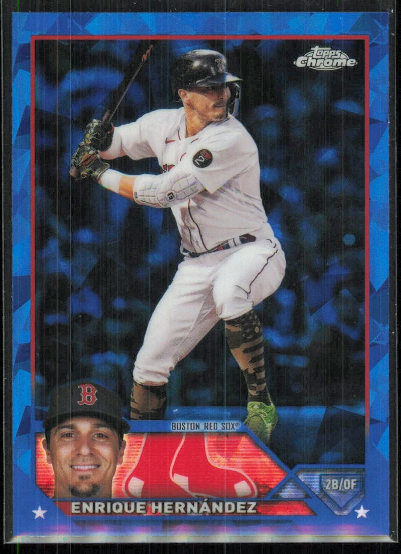 2023 Topps Chrome Sapphire Edition - Enrique Hernandez #497 for