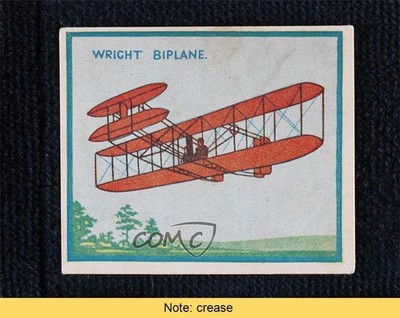 1930 Barratt & Co Speed Series The Wright Flyer Wright Biplane #1 READ 11bd