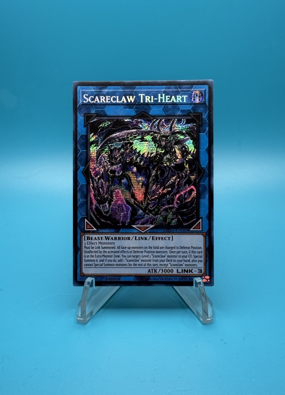 YuGiOh Scareclaw Tri-Heart MP23-EN088 25th Anniv Rare Card