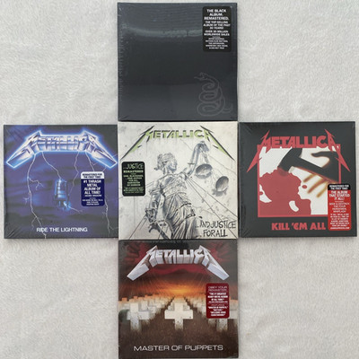 METALLICA CD LOT- BRAND NEW REMASTERED FREE SHIPPING
