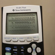 Texas Instruments TI-84 Plus Graphics Calculator - Black (‎84PL/TBL/1L1/H) AS IS