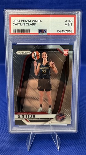 2024 Panini Prizm WNBA Caitlin Clark Rookie Variation #145 PSA 9 RC Indiana