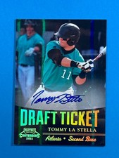 2011 Panini Playoff Contenders Draft Ticket - Autograph #28 Tommy La Stella (RC)