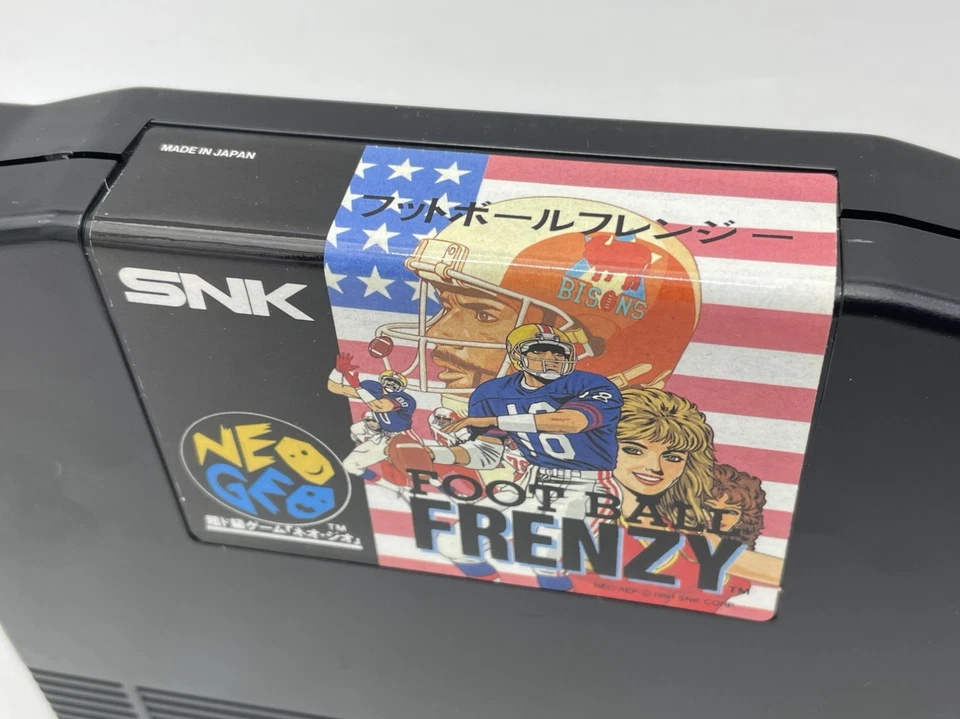 Neo Geo AES FOOT BALL FRENZY SNK ROM Cartridge Excellent Tested from JAPAN - Image 3 of 4