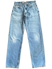 Vintage Levi s 550 Relaxed Fit Straight Leg Light Wash 90s Y2k Mid Rise 32x34
