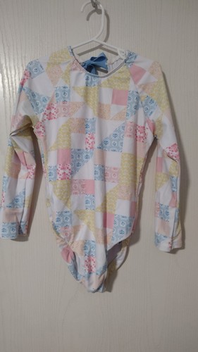 Minnow x Maisonette Girls Patchwork Tie Knot One Piece Size 7/8 Youth Girls