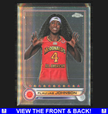 Flau’jae Johnson 2022 Topps Chrome McDonald's All American Base RC SEA Storm 93