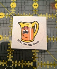 Vintage Stickers CTP Orange Scratch and Sniff Sticker RARE