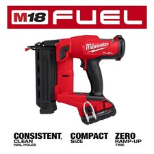 Milwaukee M18 FUEL 18-V Brushless Cordless Gen II 18-Gauge Brad Nailer Tool-Only