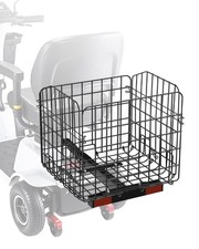 VEVOR Scooter Rear Basket Folding Basket 1-inch Receiver Pride Mobility Scooter