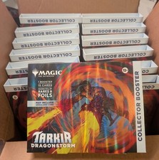 6x Tarkir Dragonstorm Omega Collector Booster Pack Box Magic the Gathering MTG