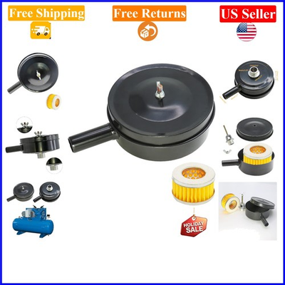 #ad 1 2quot; PT Metal Air Compressor Silencer Filter 20mm Thread Sound Muffler $15.15