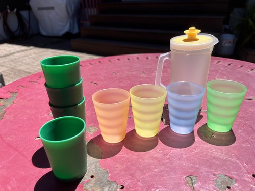 Vintage TUPPERWARE Kids Play Realistic Kitchen Toys 9 pc Lot