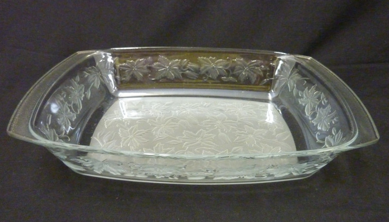 PRINCESS HOUSE FANTASIA #535 LARGE GLASS LASAGNA CASSEROLE BAKING DISH 18"x12"x3