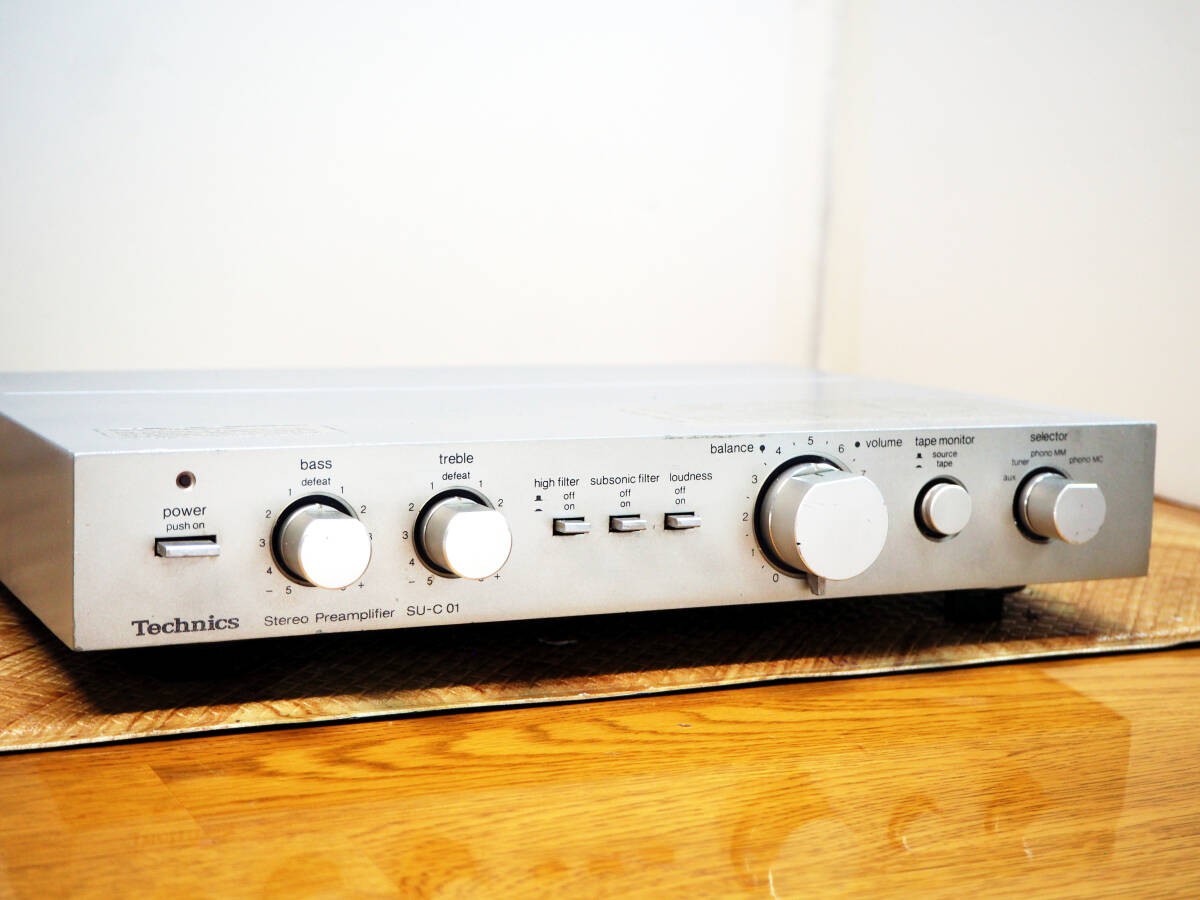 Technics SU-C01 アンプ Technics SU-C01 Stereo Preamplifier Vintage Tested Working